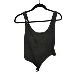 Dark gray body suite